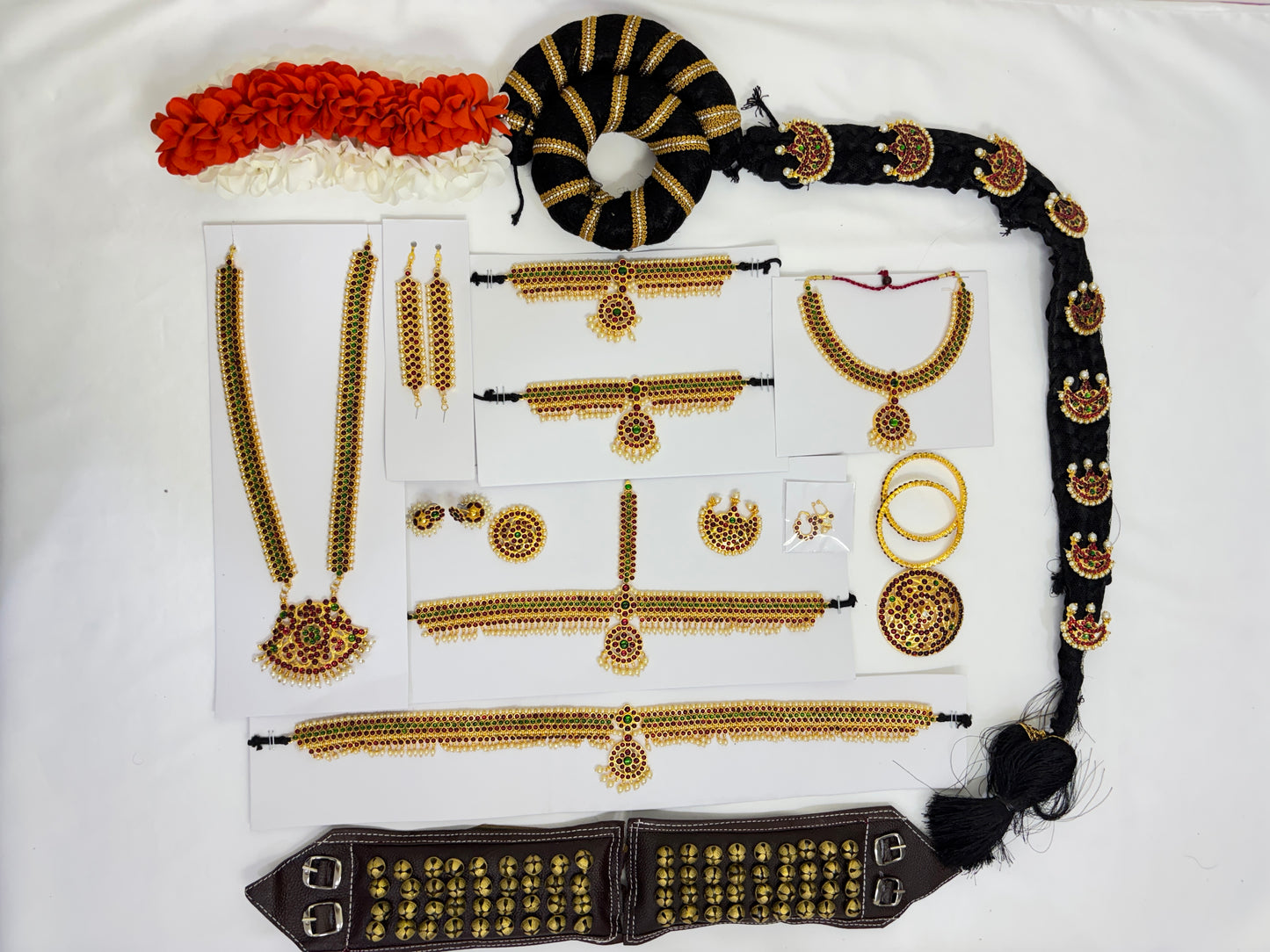 Bharatanatyam Traditional Jewelry Full Set Exotic India Art  Best Online Selling