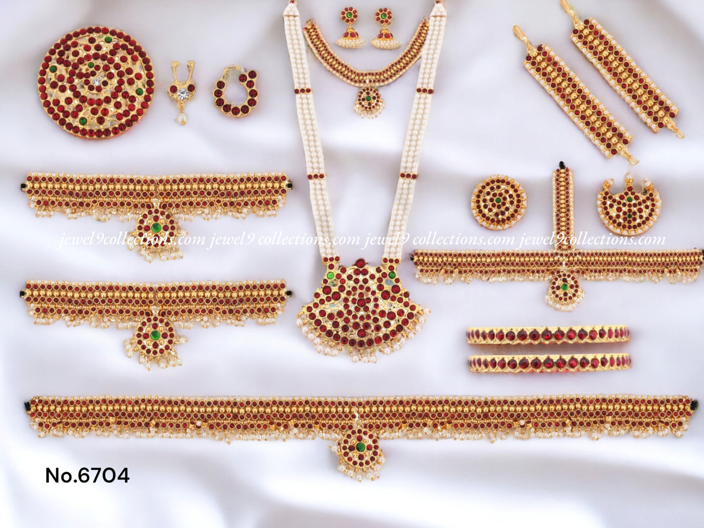 Bharatanatyam Temple Jewelry Dance Set By Jewel9Collections