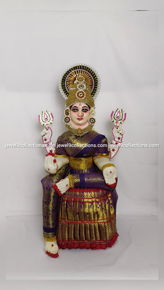 Sacred Varalakshmi Decor with Temple Jewellery