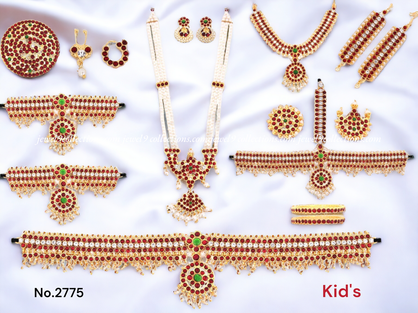 Bharatanatyam Dance Set kid's Small Size