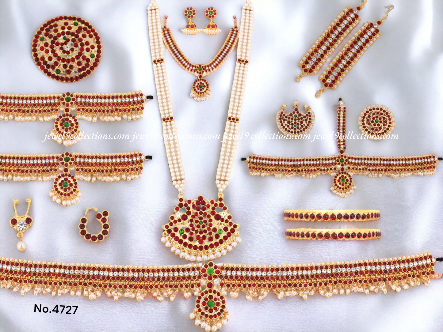 Exquisite Classical Dance Jewelry for Bhartanatyam - Jewel9Collections