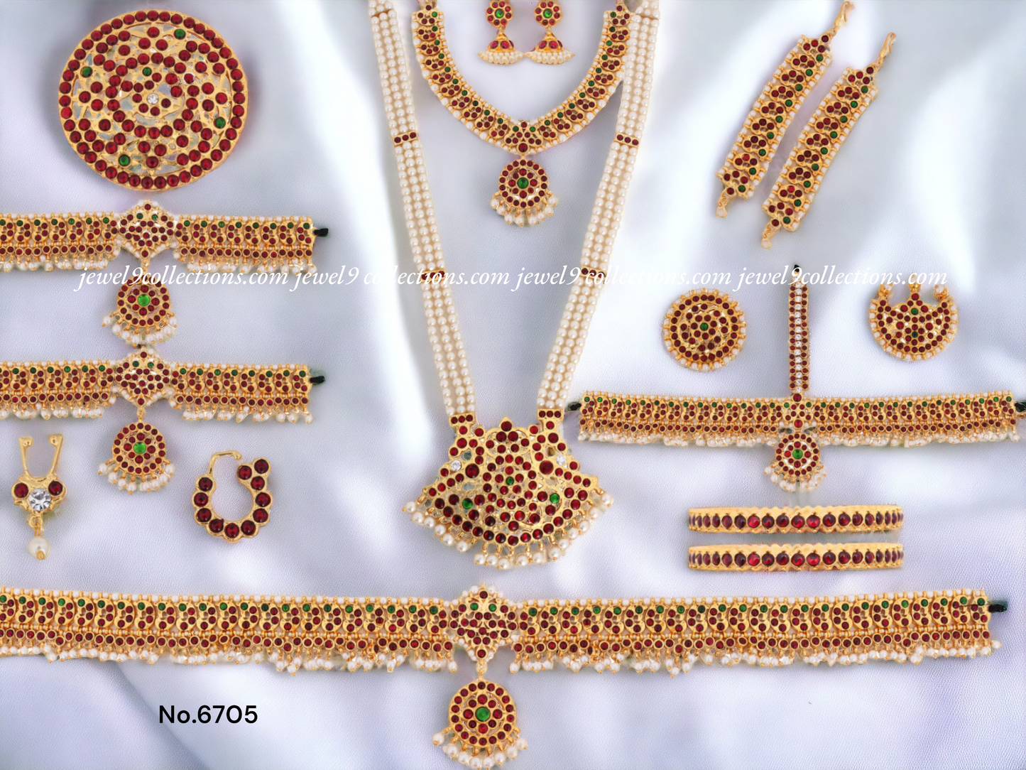 Traditional Indian classical Dance set