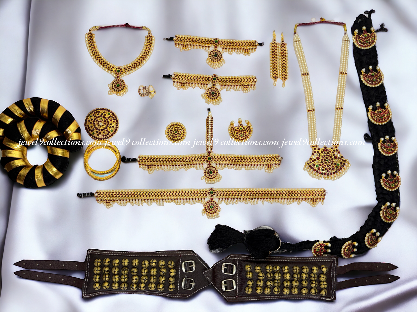 Bhartnatyam Jewellery Full set Traditional "kathak" Dance set