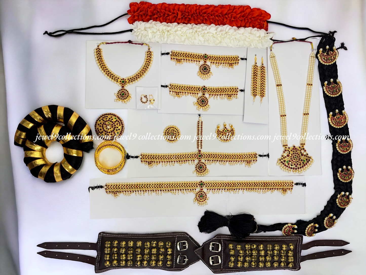 Antique Bharatanatyam Dance jewellery Full set