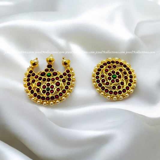Jada Billalu Sun Moon Bharatanatyam Hair Accessories