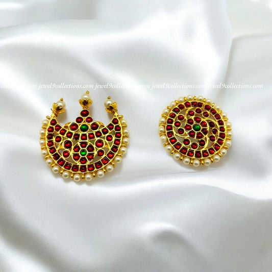 Jada Billalu Sun Moon Bharatanatyam Hair Accessories