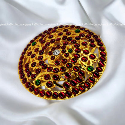 Kundan Rakdodi Bharatanatyam Hair Accessories