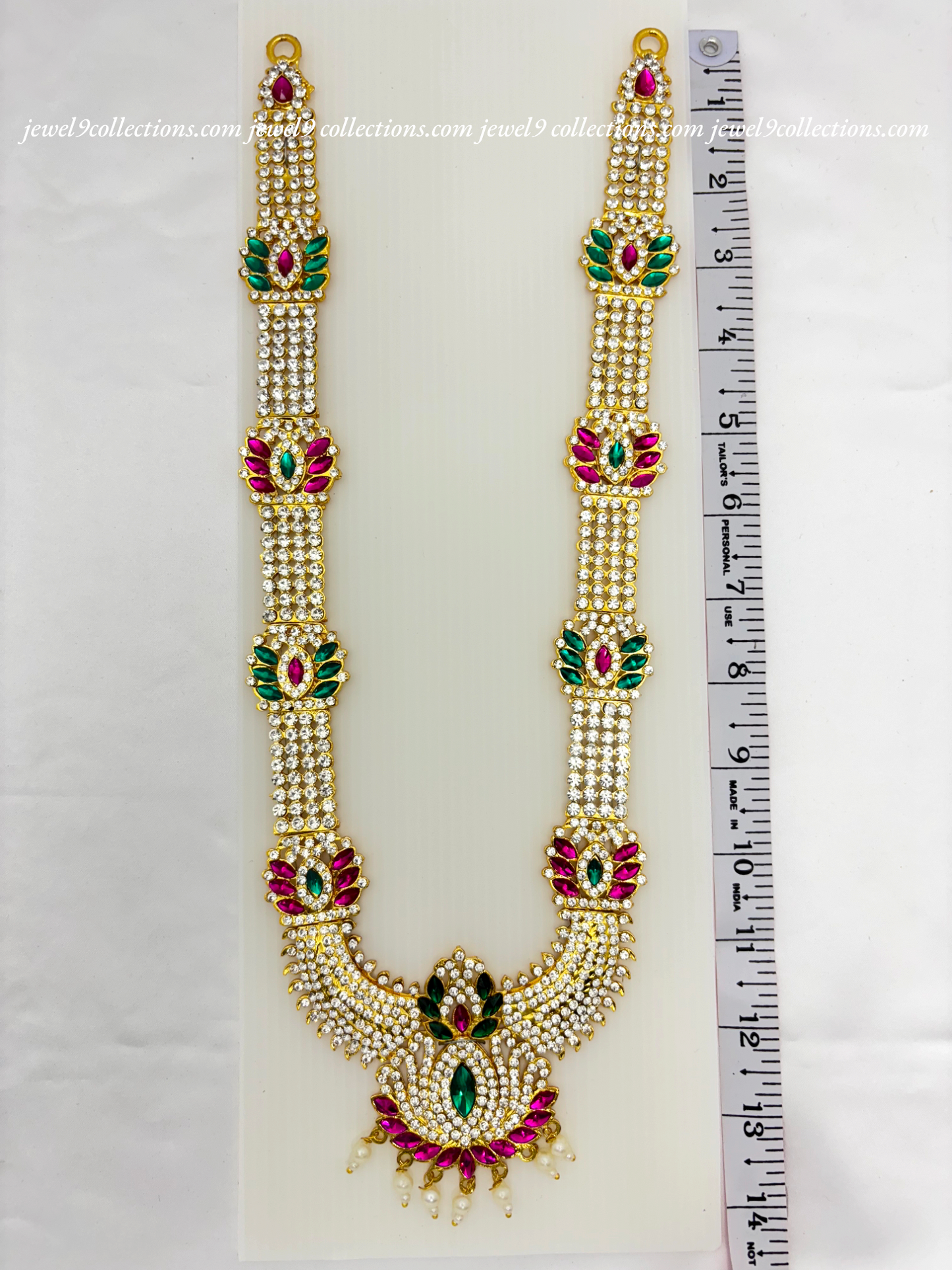 Lord Venkateshwara Swamy Long Necklace -Jewel9Collections