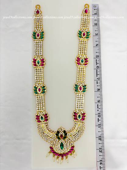 Lord Venkateshwara Swamy Long Necklace -Jewel9Collections