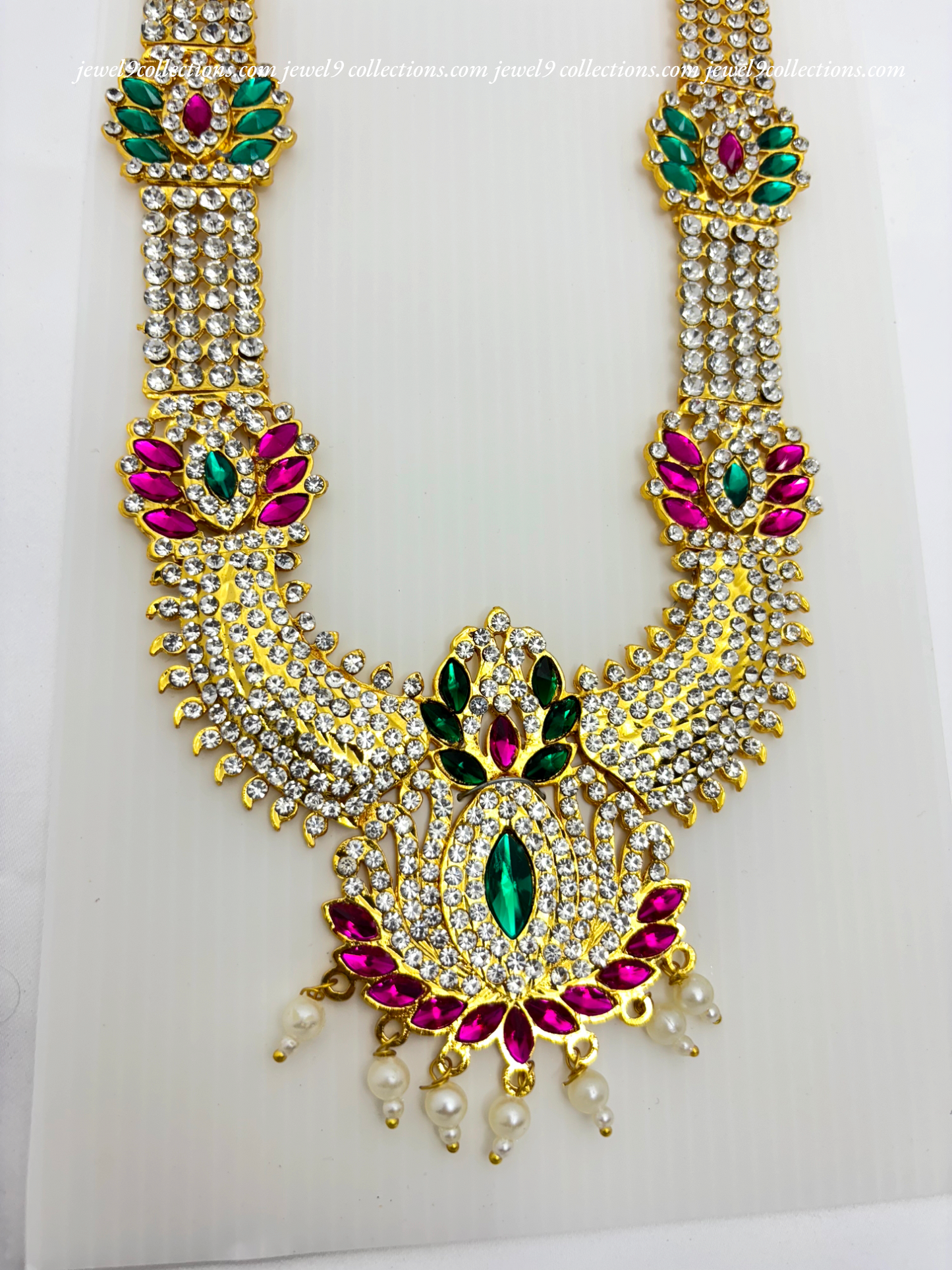 Lord Venkateshwara Swamy Long Necklace -Jewel9Collections