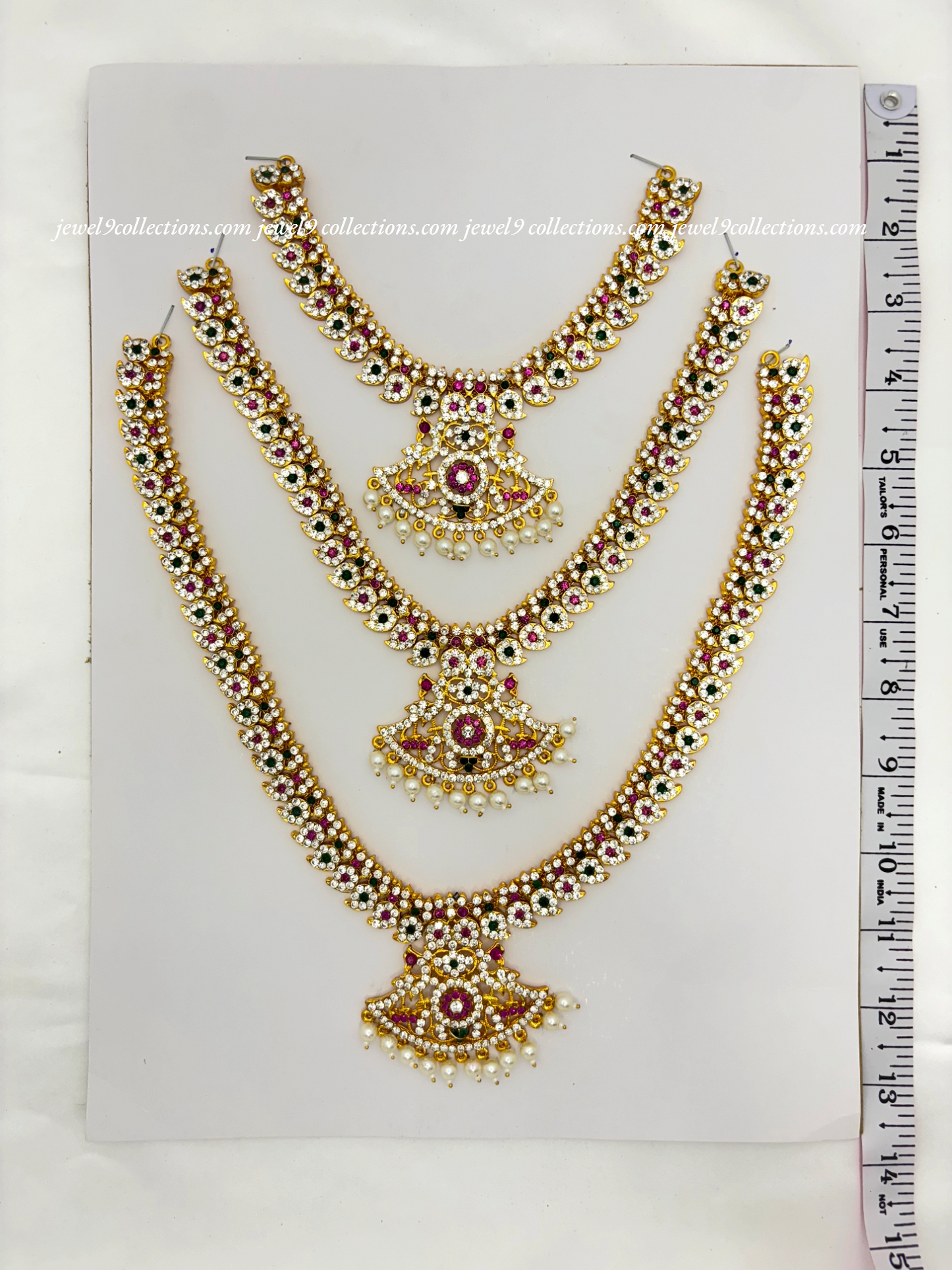 Explore Divine Jewellery for Goddesses Elegant  Multi stone Jewellery For Jewel9collections