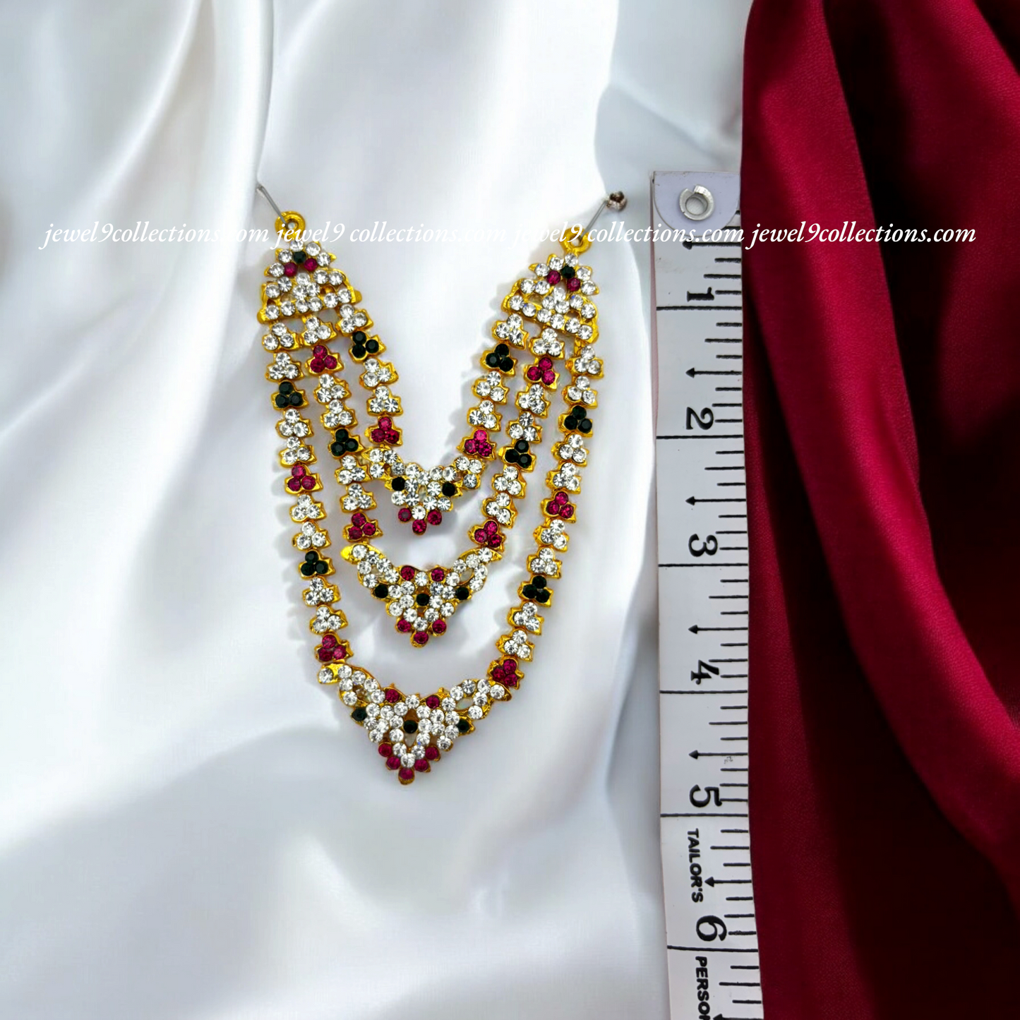 Amman Necklace 3 Lines 5 inch