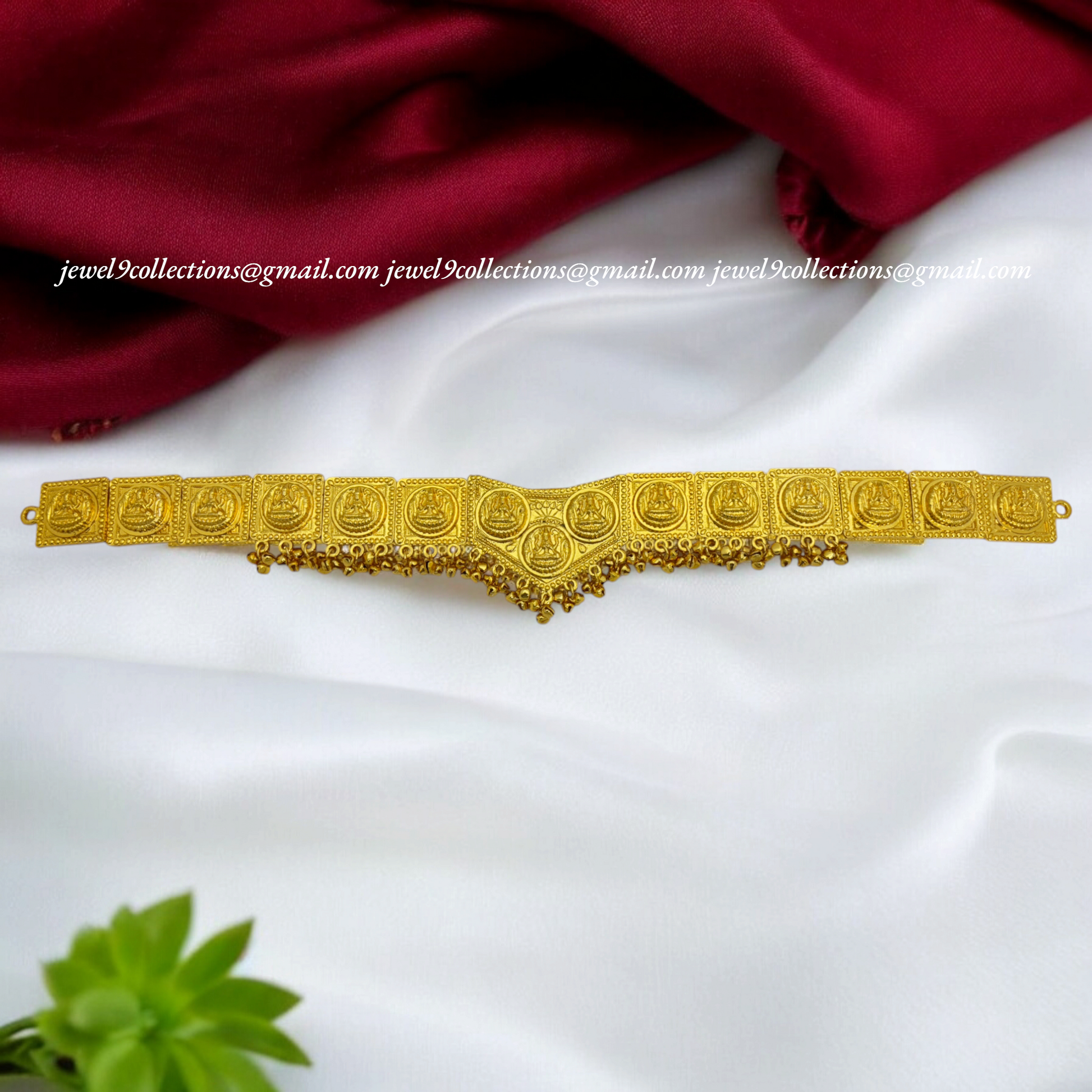 Bharatanatyam Gold Plated Vaddanam Waist Belt – Jewel9Collections