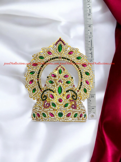 Sacred Crown Mukut for God Idol