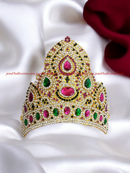 Mata Rani Mukut for God Goddess Idol