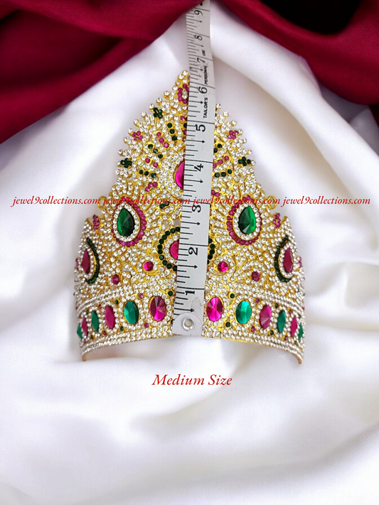 Traditional Mukut Kireetam for Deity