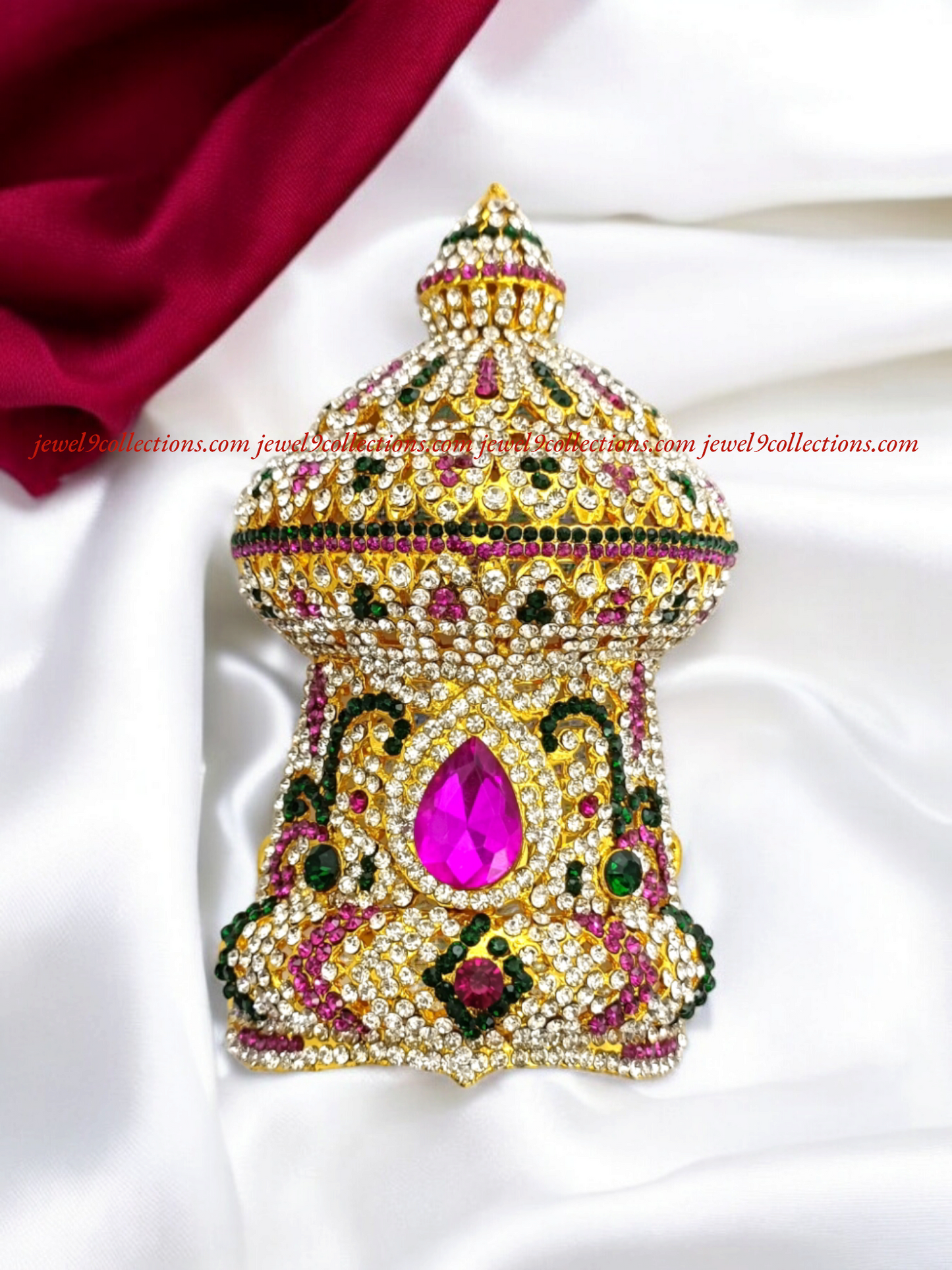 Sacred Crown Mukut for Hindu God Idol