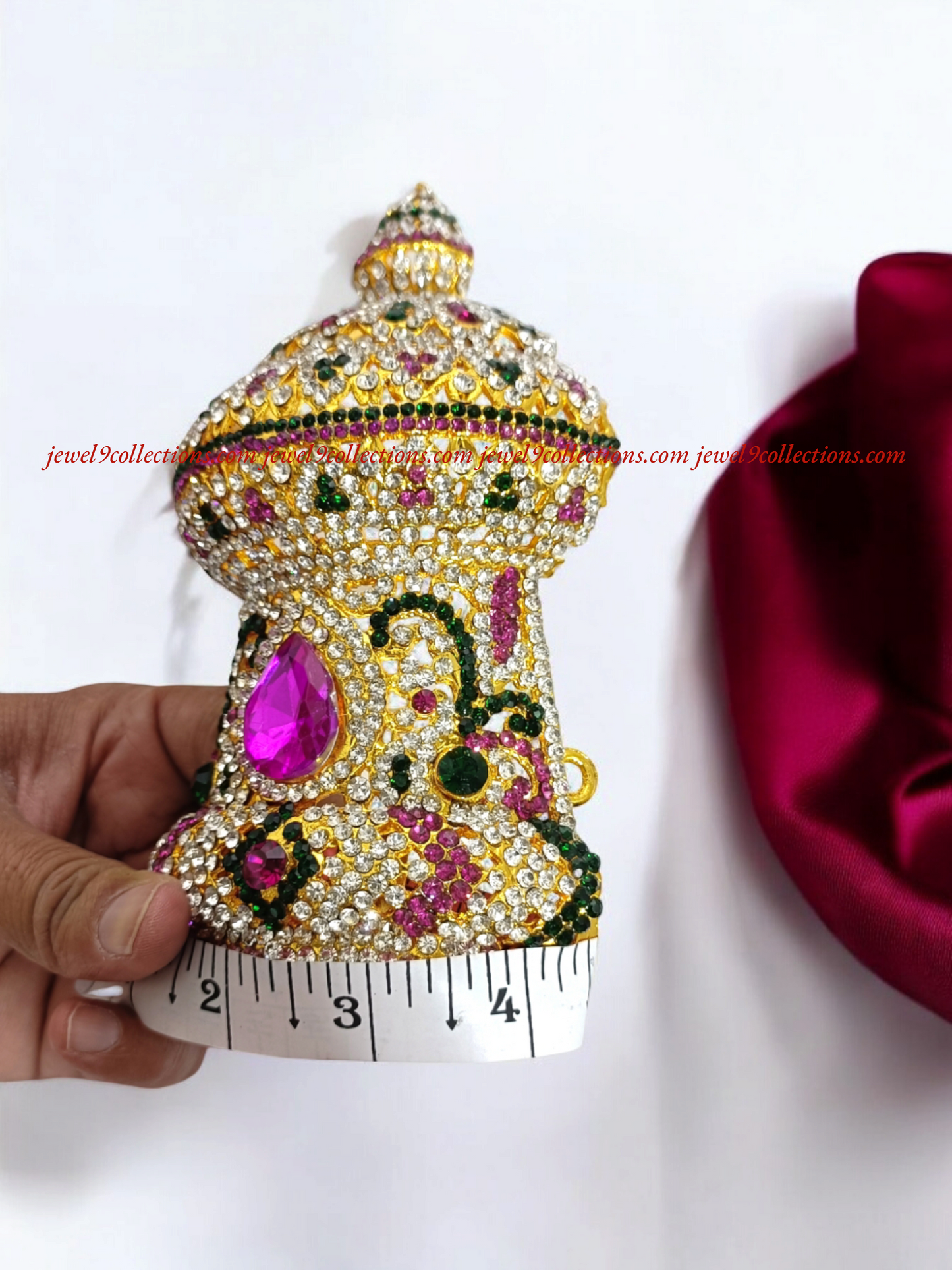 Sacred Crown Mukut for Hindu God Idol