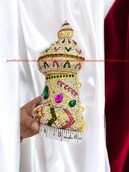 Sacred Jewel Crown Kiretam for Hindu Deity God