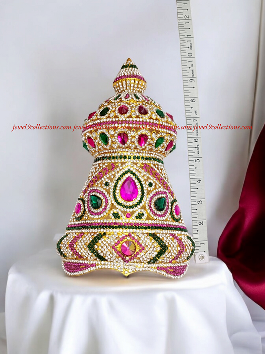Goddess Amman Elegant Crown Mukut Kireetam
