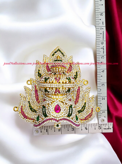 Deity Jewellery Crown - Ornate Jwala Mukut