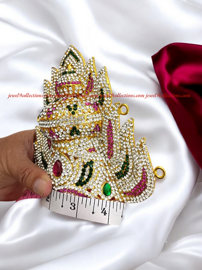 Deity Jewellery Crown - Ornate Jwala Mukut