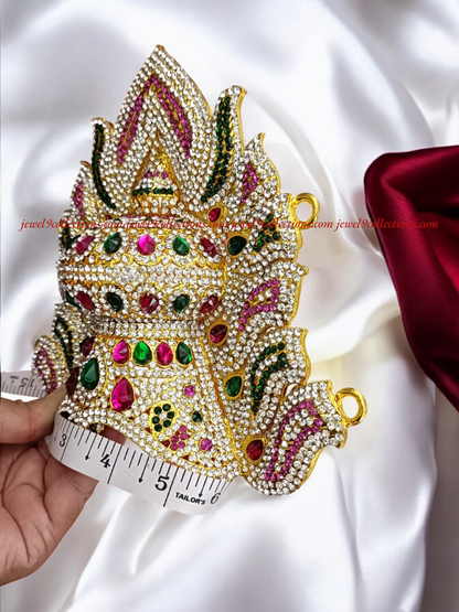 God Deity Crown Mukut - Sacred Adornments