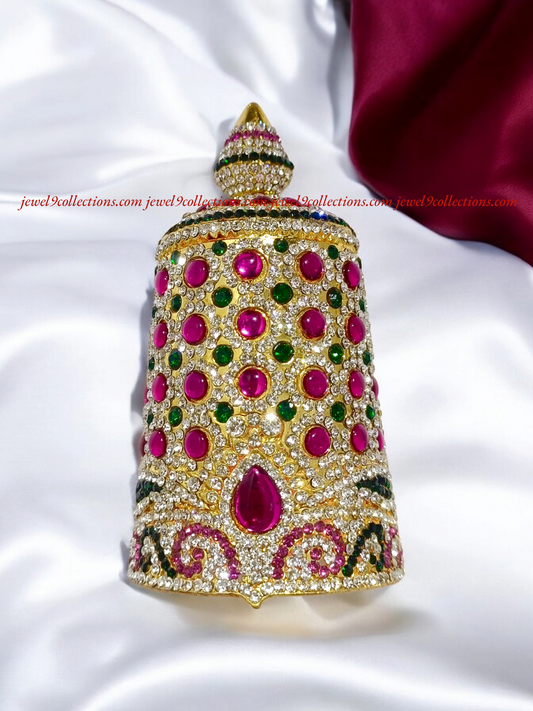 Divine Jewelery Mukut Crown For God/Deity