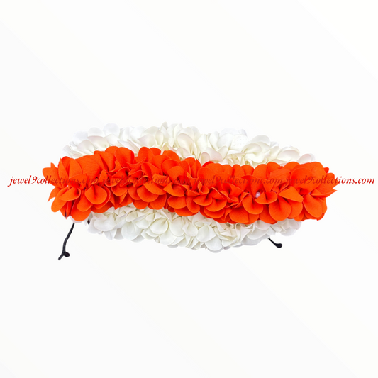 South Indian Traditional Flower Festival Artificial Flowers/Bharatnatyam Kuchipudi Dance Cloth Flowers Hair Accessories for Women