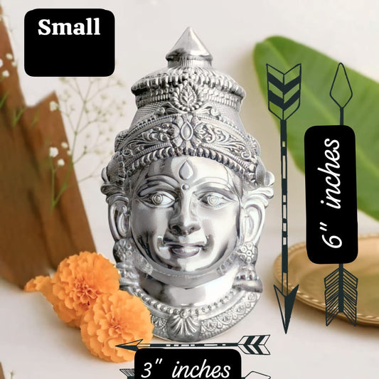 Varalakshmi Amman Face in Silver