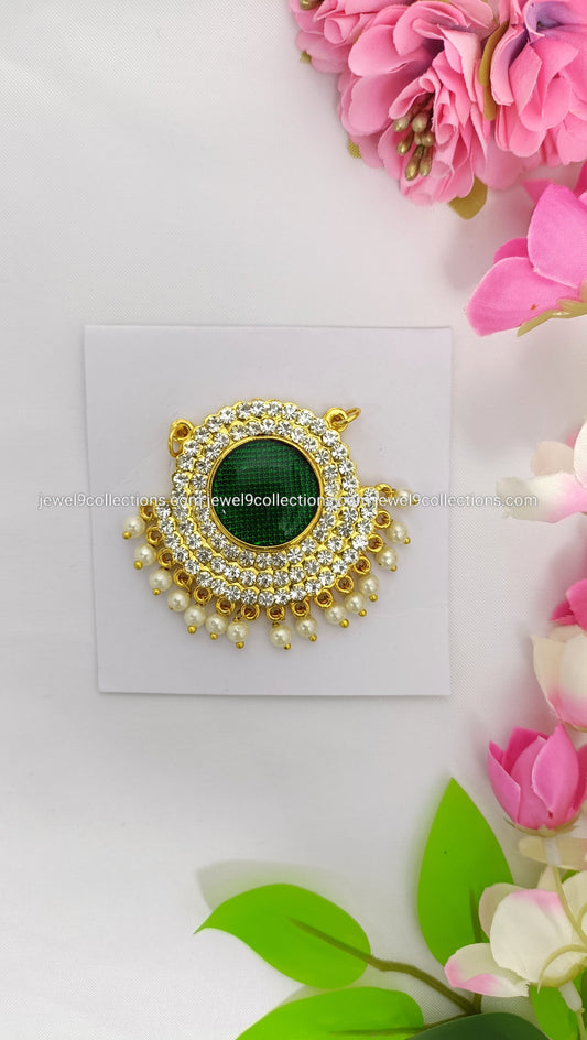 Tirupati Balaji pendent Green colour H-2 # W-2.5