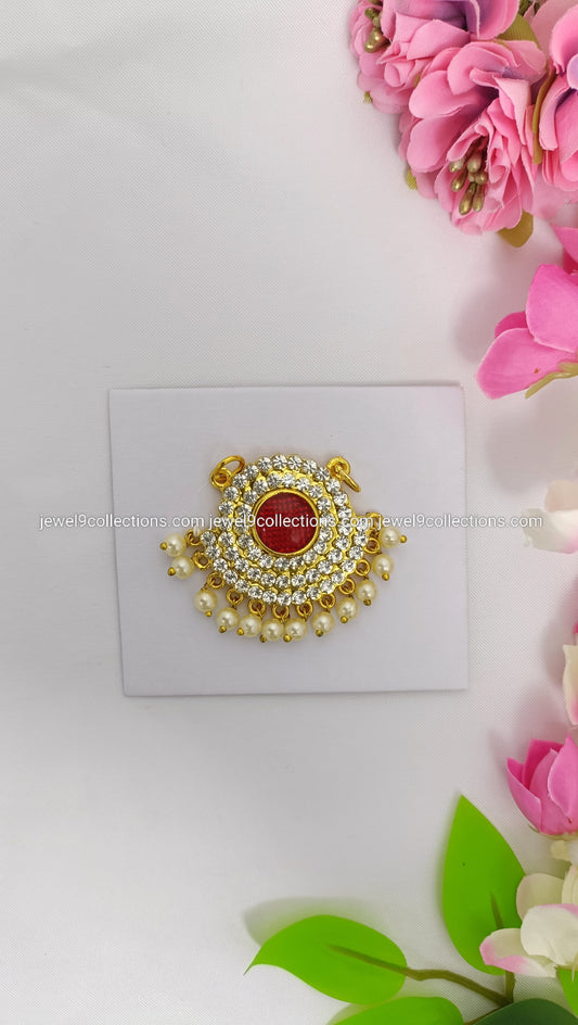 Amman patakam-Pendent Red colour H-1.75 # W-2