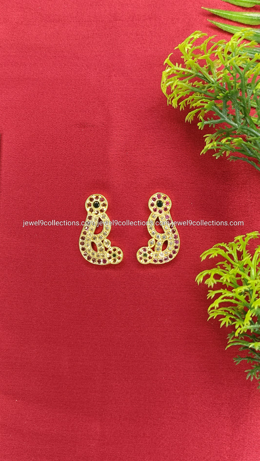 Lakshmi Amman Karnapathakam AD Stones Height 2.5 cm