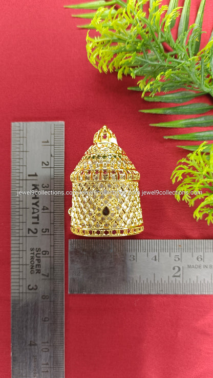 American Diamonds Half crown Height 5 cm - wide 3 cm