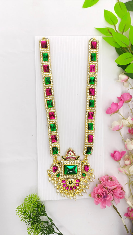 Traditional Kundan Long Harams-Jewel9collections