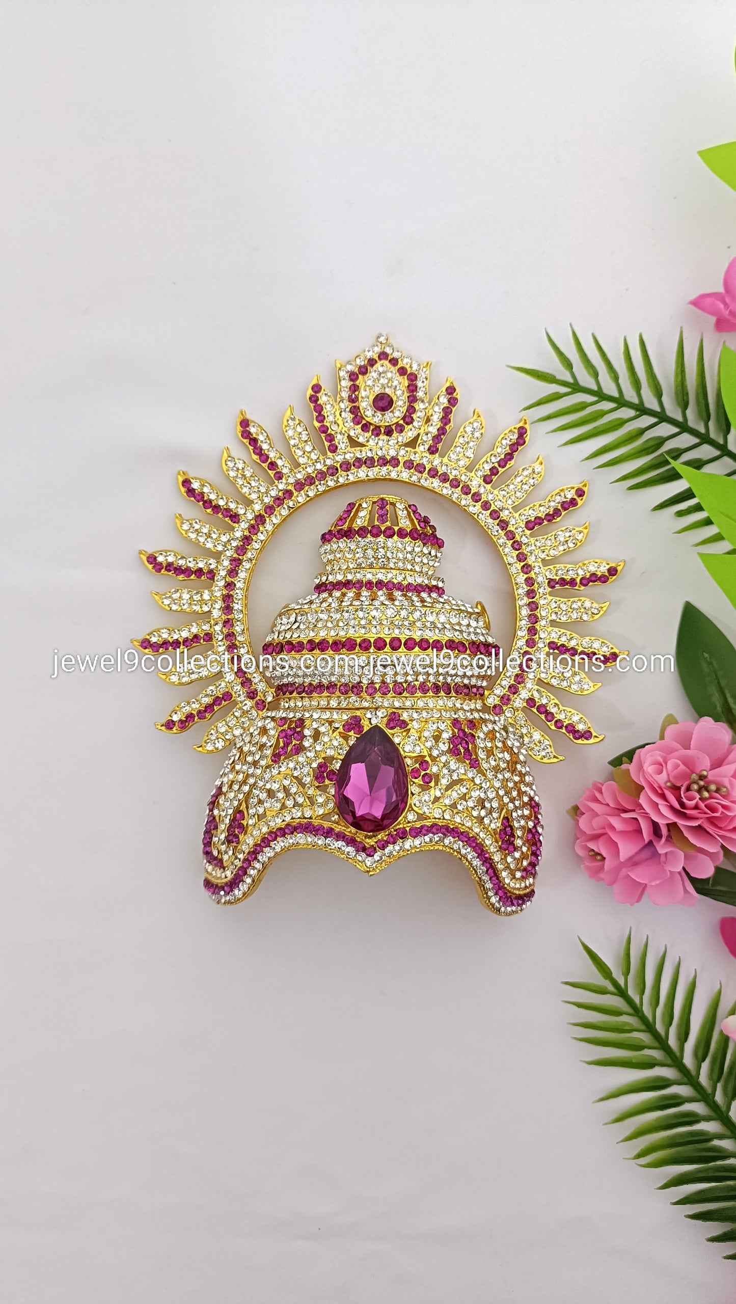 Lakshmi Mata Durga Mata Traditional Stones Mukut