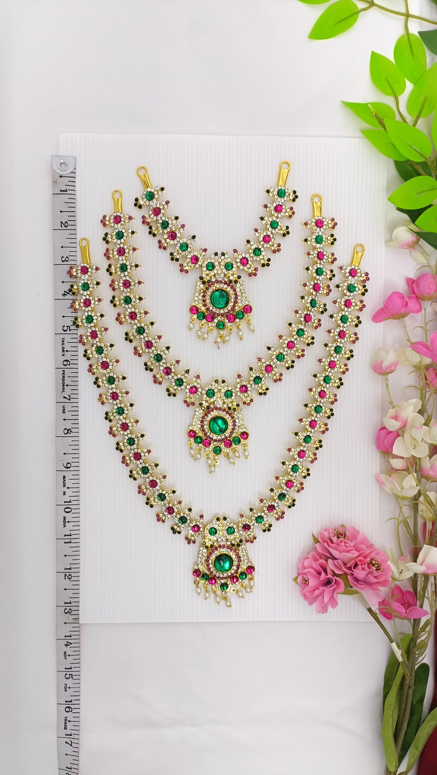 Timeless Beauty with 3 Layers Antique Long Necklace