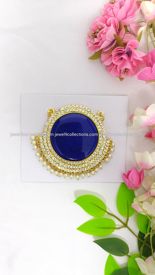 God & Goddess jewellery pendent H-3 # W-3.5 Blue colour
