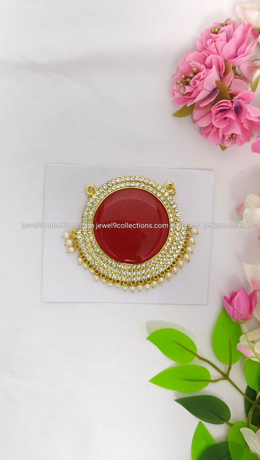 Balaji pendent H-3 # W-3.5 Red colour