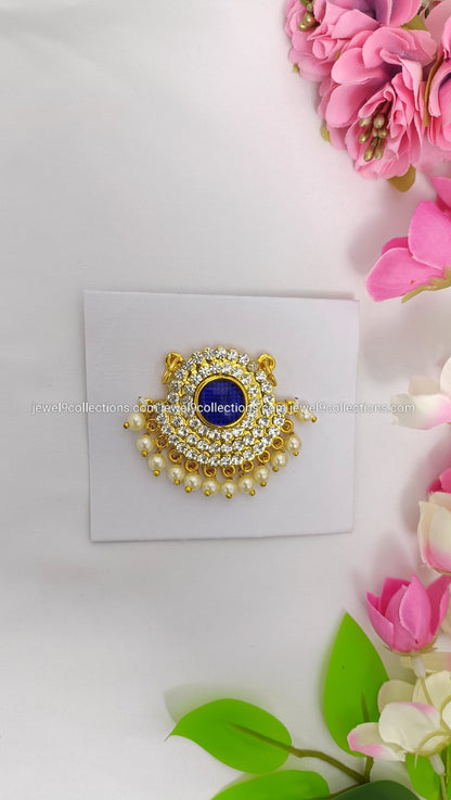 Deity Jewellery pendent Blue colour H-1.75 # W-2