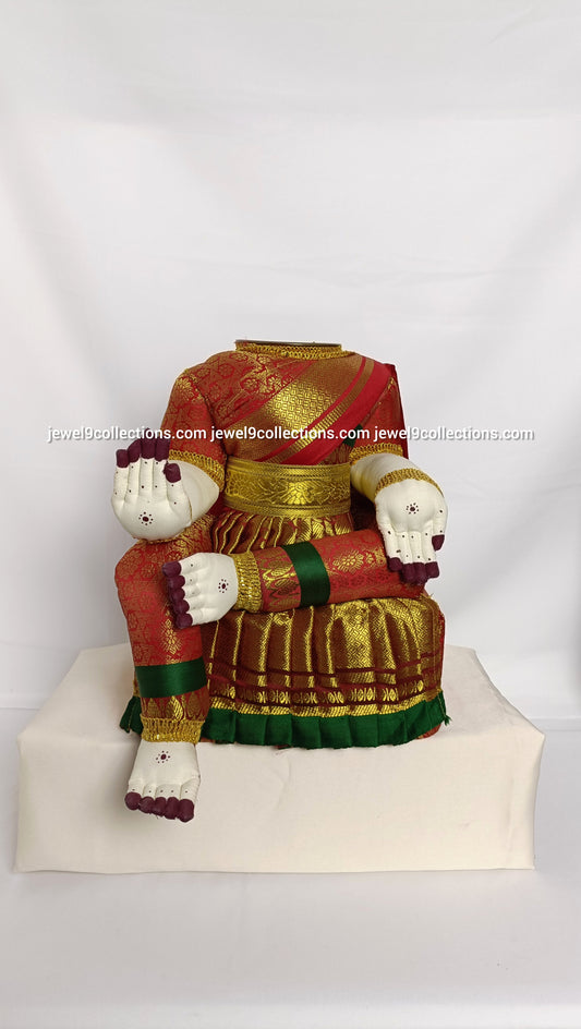 Varalakshmi vratham Idol Red colour 12 inches