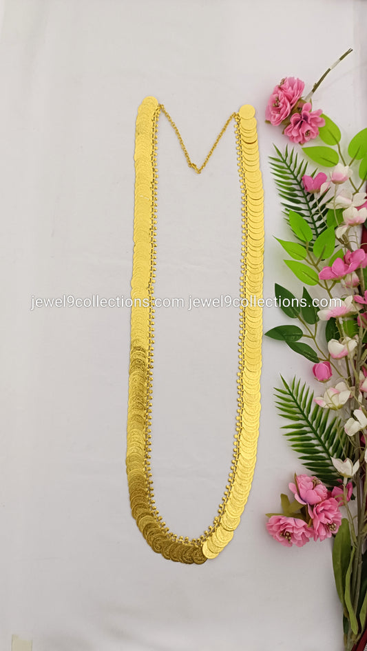 Long chain kasulamala for God and goddess 150 coins
