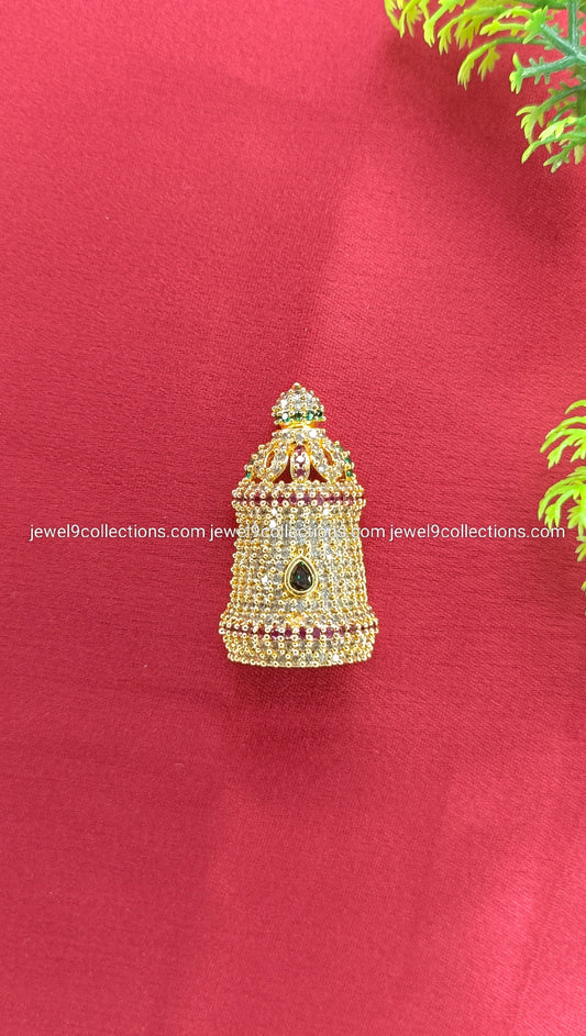 CZ stones Crown for God and Goddess Height 4.cm - Wide 1.75 cm