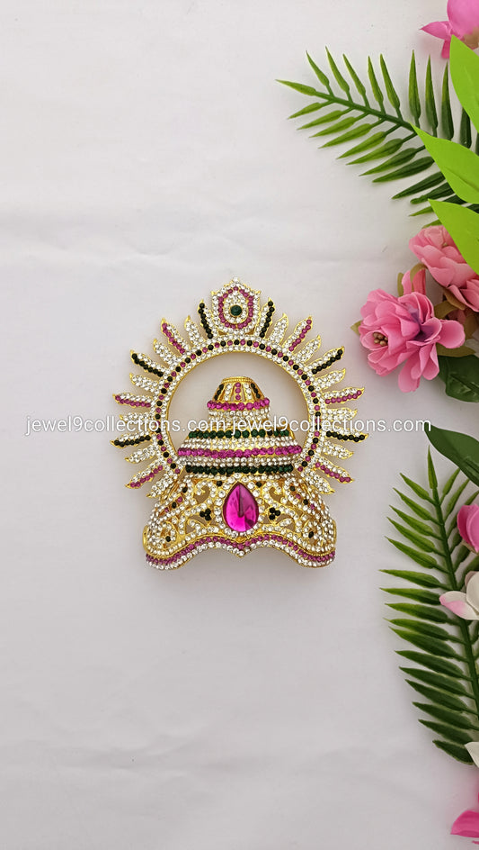 Varalakshmi Ammavari Kireetam Small Size 4.5 inch height 3 inches wide