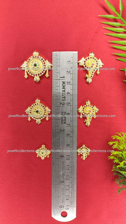 AD stone Shankar Chakram small size