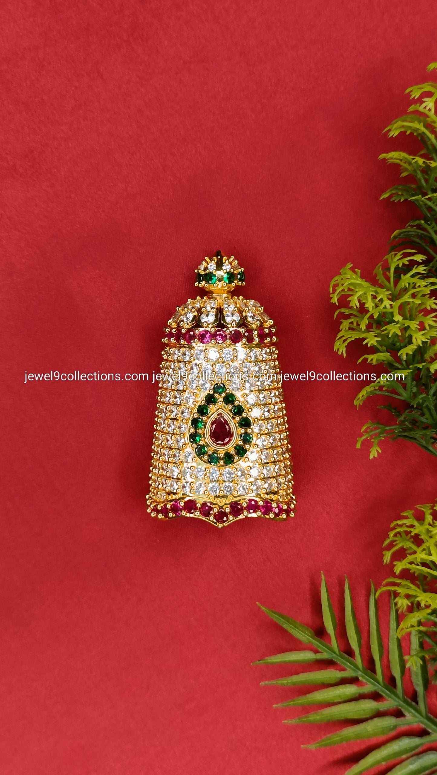 Tirupati Balaji Venkateswara Swamy Kireetam Height: 7. cm Width: 3.cm