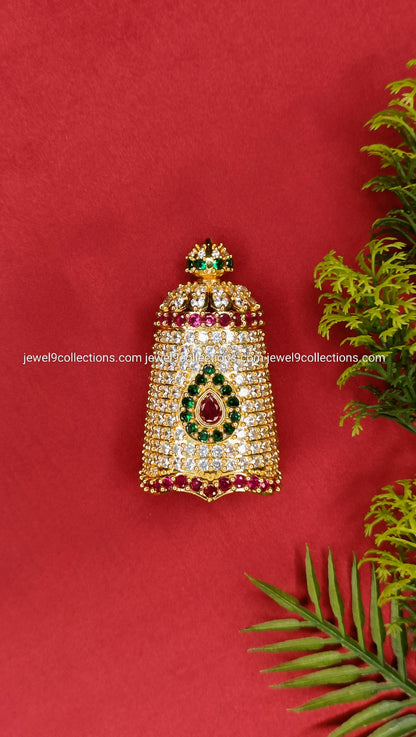 Tirupati Balaji Venkateswara Swamy Kireetam Height: 7. cm Width: 3.cm