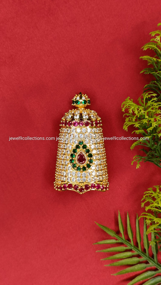 Tirupati Balaji Venkateswara Swamy Kireetam Height: 7. cm Width: 3.cm