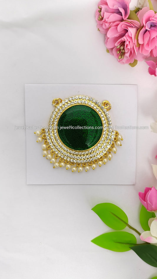Lakshmi Narayan Pendent Green colour H-2.75 # W-3