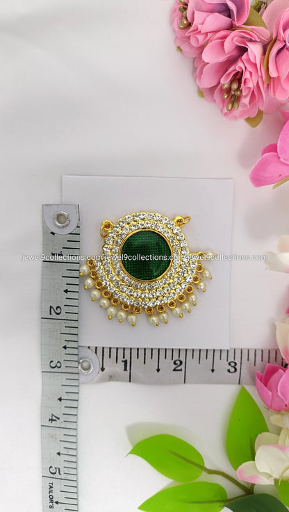 Tirupati Balaji pendent Green colour H-2 # W-2.5